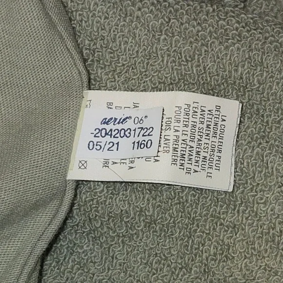 Aerie‎ Ruffle Tiered Mini Skirt Elastic Waist Casual Sage Green XL - Picture 7 of 8